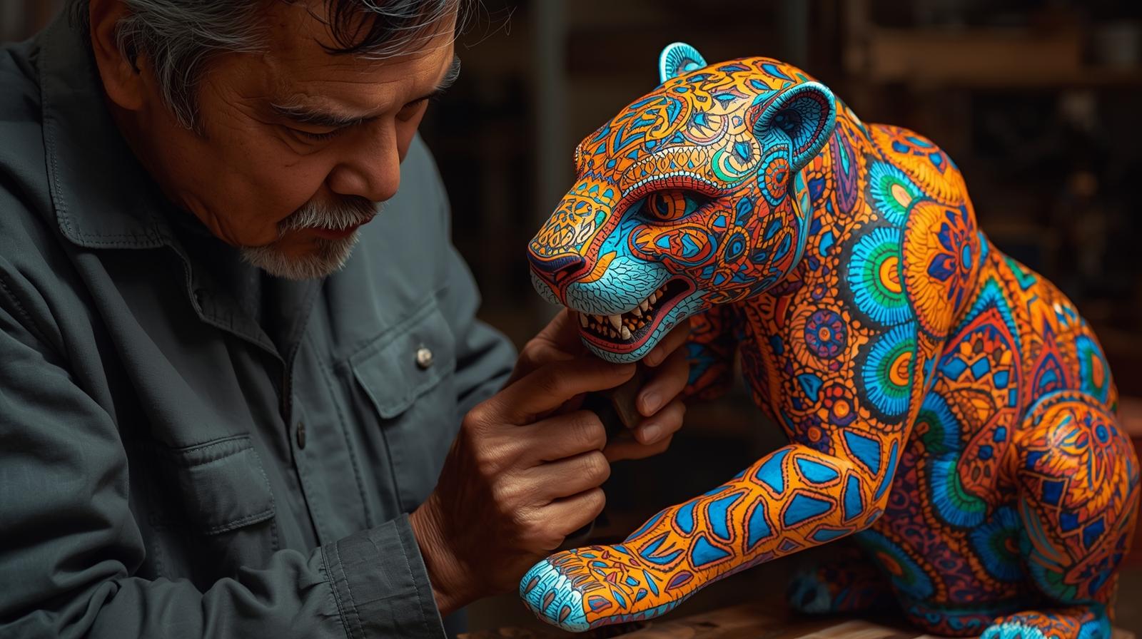 Alebrije de Jaguar 1pz